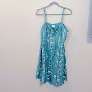 Green Spring summer dress